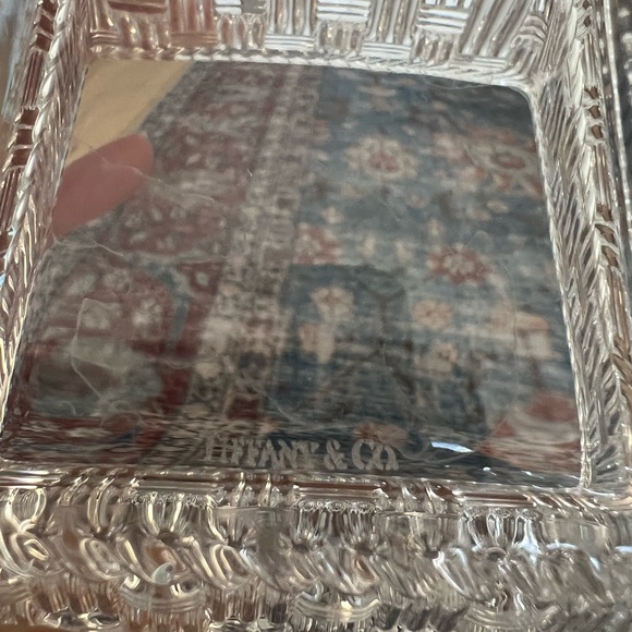 Antique Tiffany’s Crystal Basket Dish - Picture 3 of 5